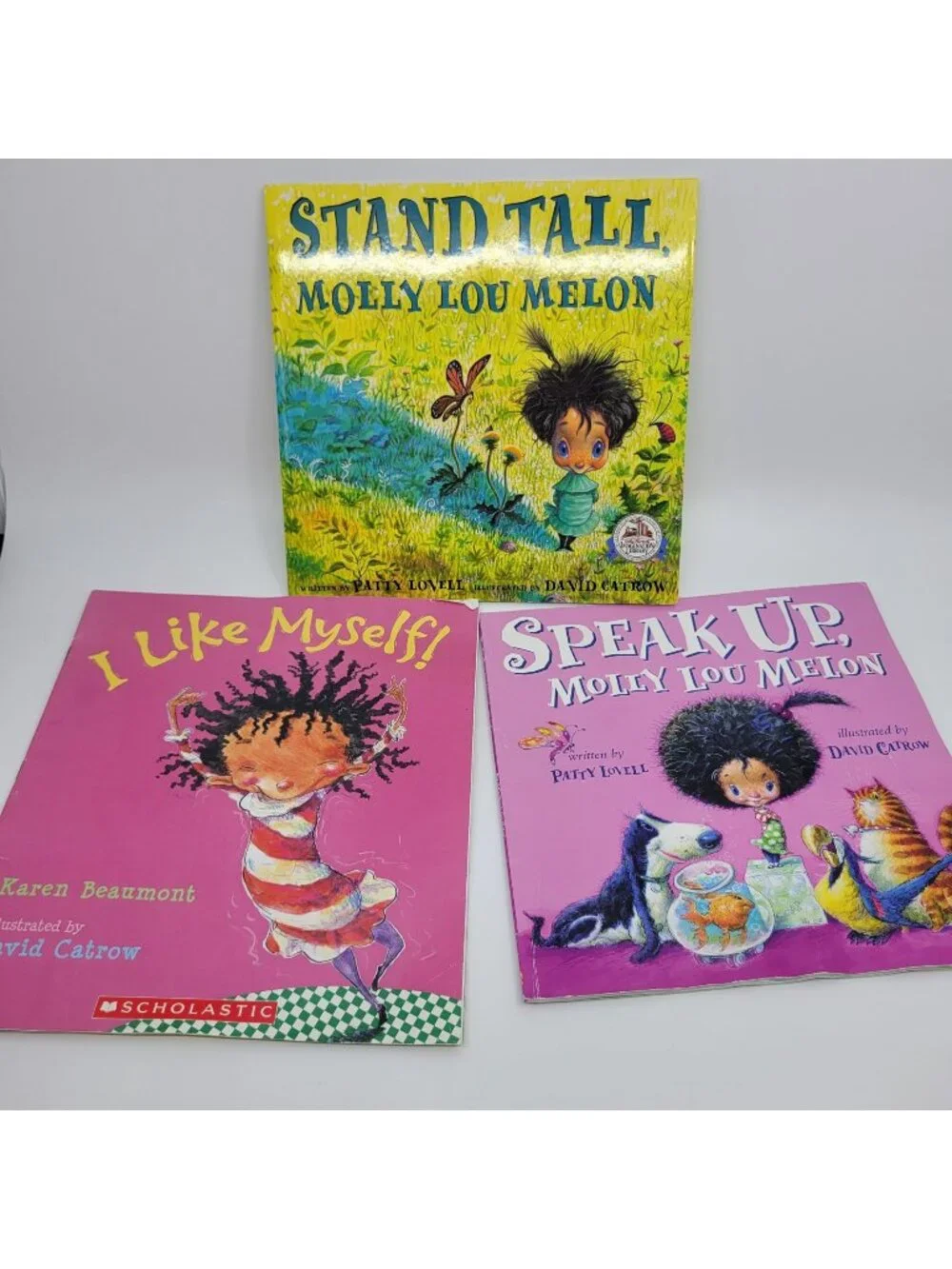 DAVID CATTROW Molly Lou Melon Lot of Children's Story Books - BK040